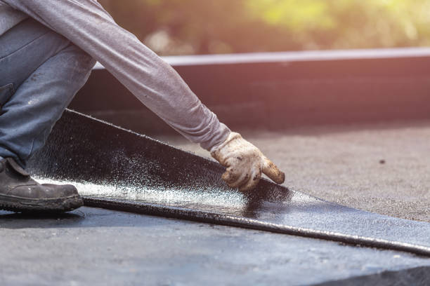 Professional Emergency Waterproofing technician working in Saint Charles, IL